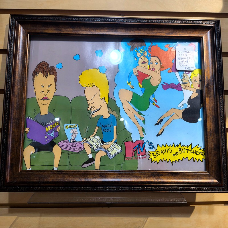 Dark portrait framed art