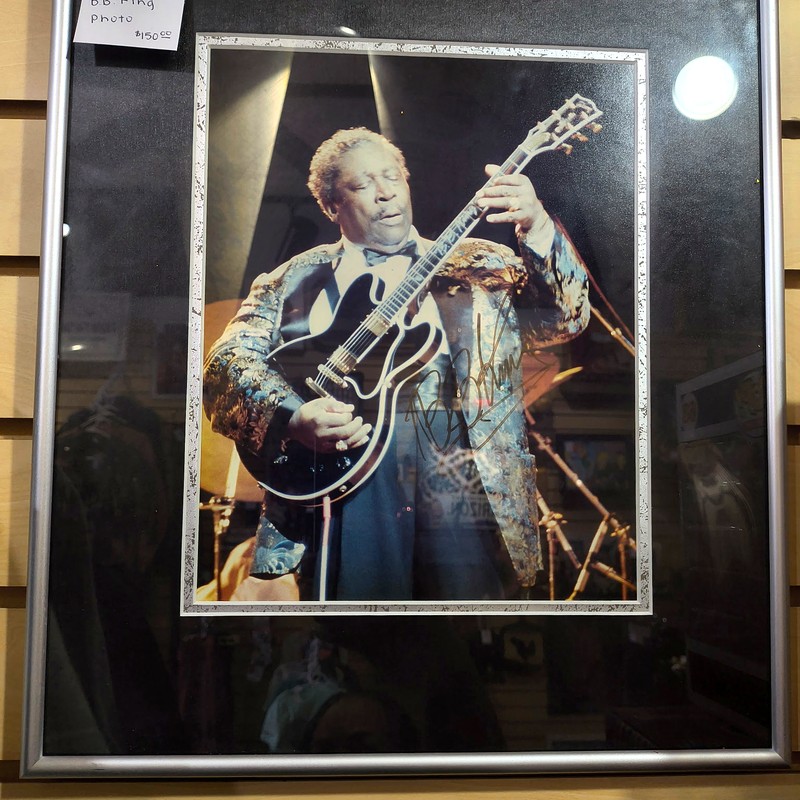 Musician framed photo
