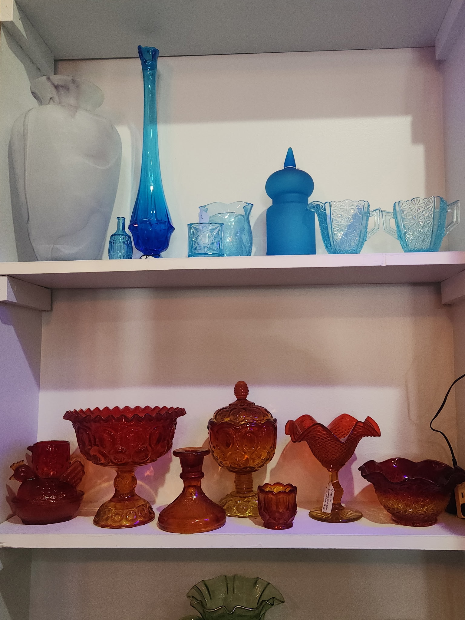 Wood display cabinet